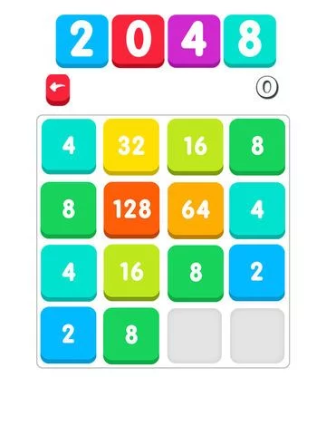 Изображение игры: 2048 Color Classic