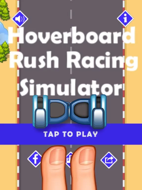 Изображение игры: Hoverboard Rush Racing Simulator -Hover Board Game