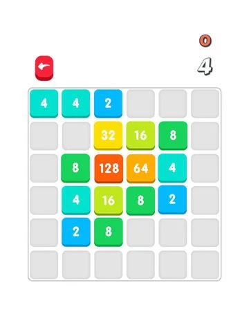 Изображение игры: 2048 Color Classic