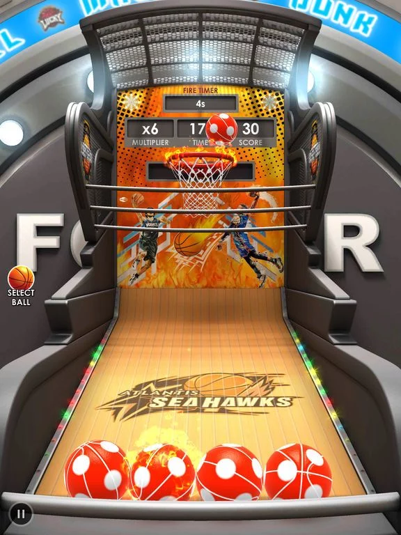 Изображение игры: Basketball Flick 3D