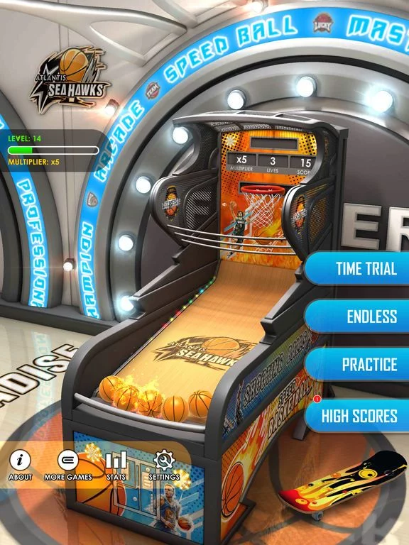 Изображение игры: Basketball Flick 3D