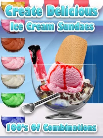 Изображение игры: `Awesome Ice Cream Maker - Frozen Food Dessert Free