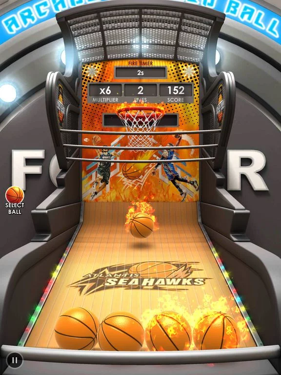 Изображение игры: Basketball Flick 3D