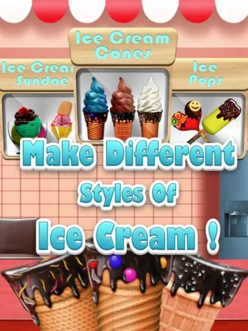 Изображение игры: `Awesome Ice Cream Maker - Frozen Food Dessert Free
