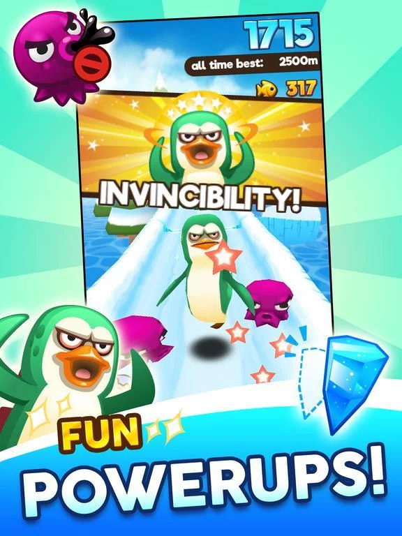 Изображение игры: Super Penguins