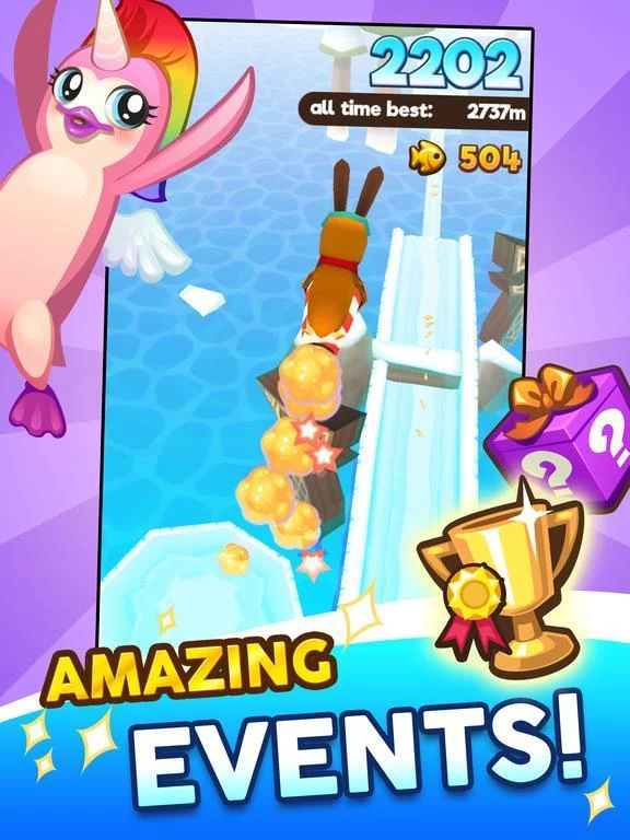 Изображение игры: Super Penguins