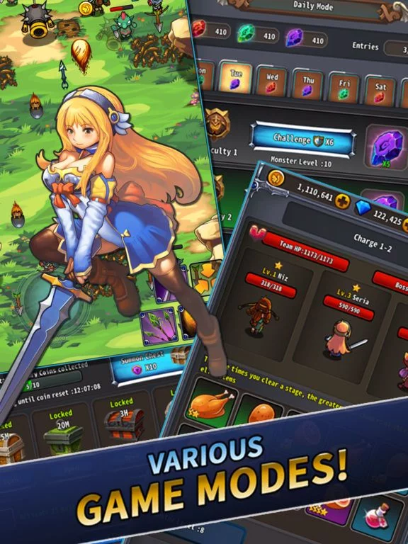Изображение игры: Wonder Knights: Pesadelo - Shooting RPG