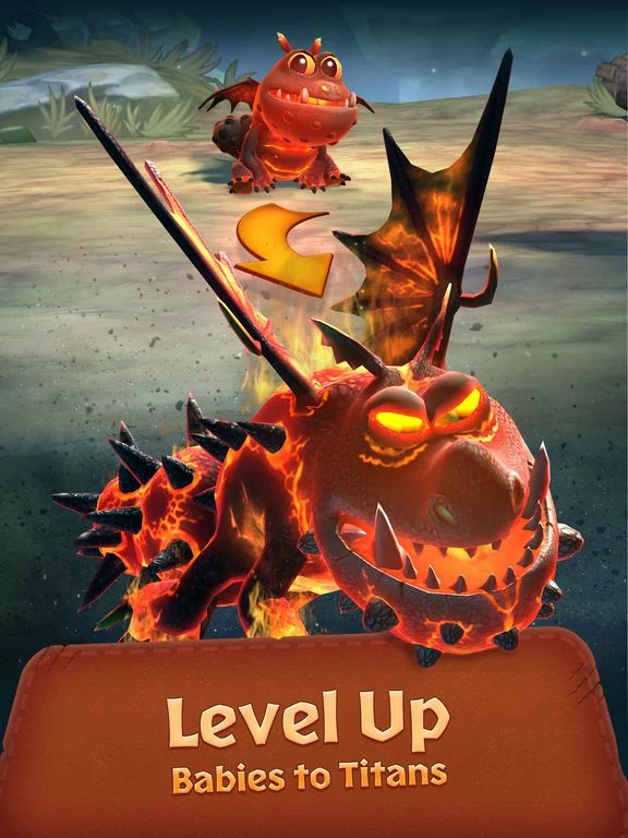 Изображение игры: Dragons: Titan Uprising