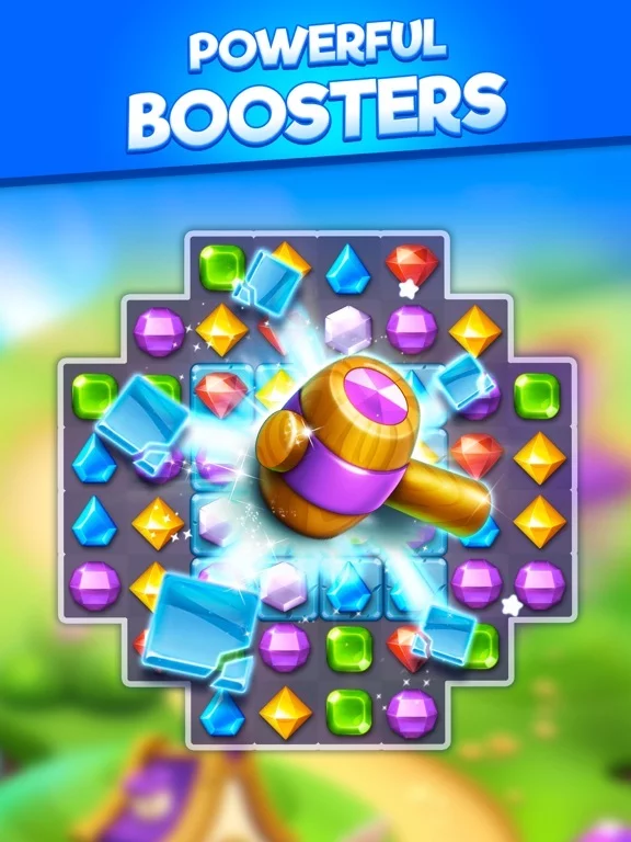 Изображение игры: Bling Crush-Gem Match 3 Puzzle