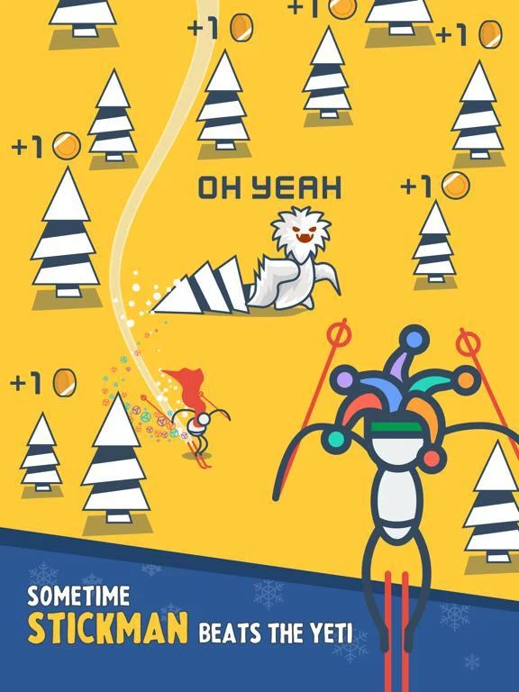 Изображение игры: Stickman Ski - Winter Sports
