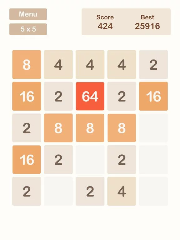 Изображение игры: 2048 - Best Game Ever