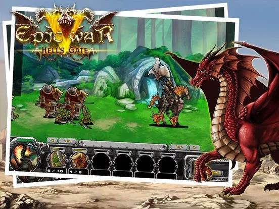 Изображение игры: Epic Fight - New Clash of Strategy War