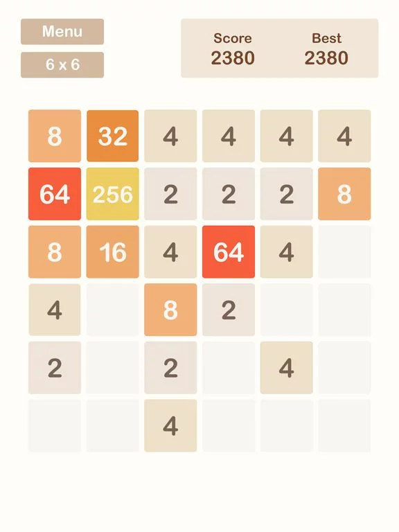 Изображение игры: 2048 - Best Game Ever