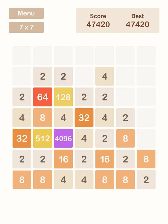 Изображение игры: 2048 - Best Game Ever