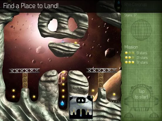 Изображение игры: Lander Hero: Space Exploration with Lunar Lander