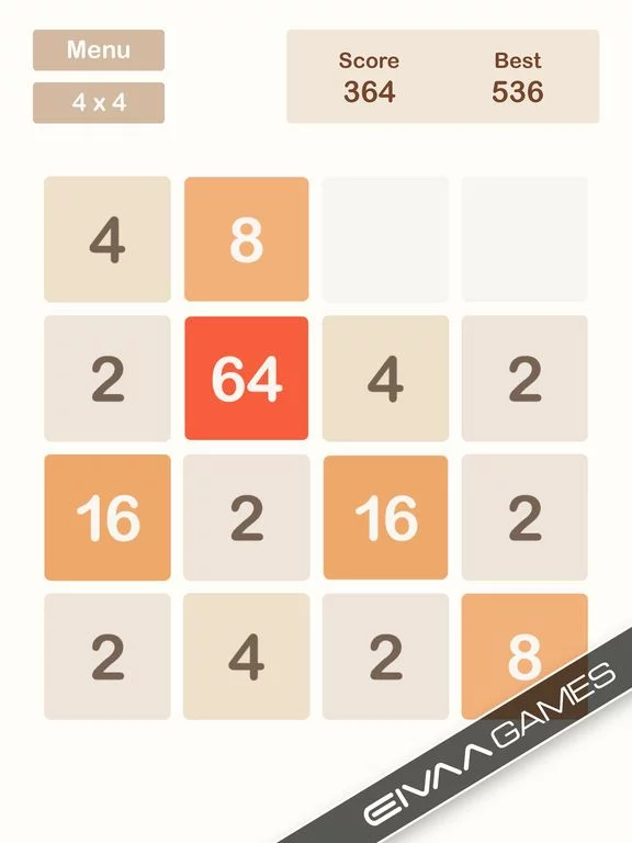 Изображение игры: 2048 - Best Game Ever
