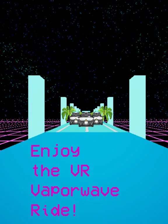 Изображение игры: VR Vaporwave Drive