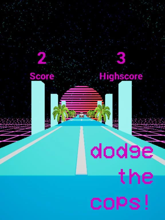 Изображение игры: VR Vaporwave Drive