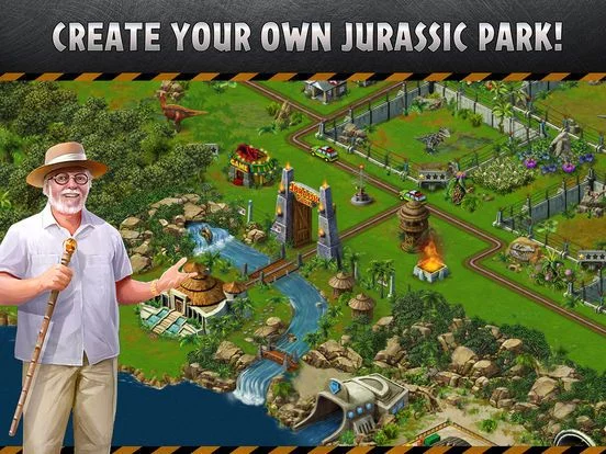 Изображение игры: Jurassic Park Builder