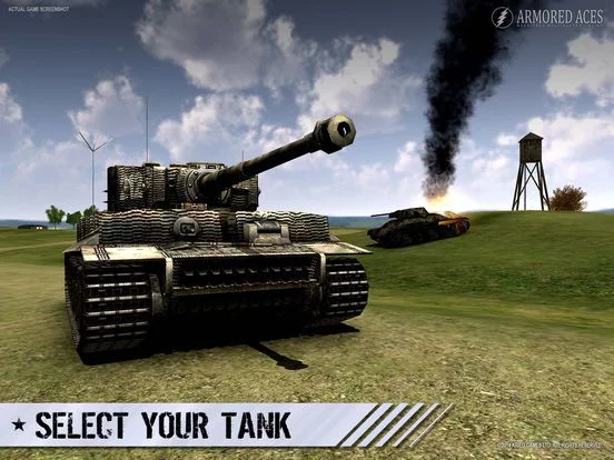 Изображение игры: Armored Aces - Tank War Online