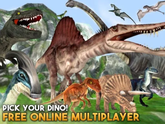 Изображение игры: Jurassic Dino-saur Online Sim-ulator