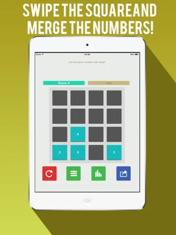 Изображение игры: 1024+ Free Math Puzzle Game (easier than 2048)