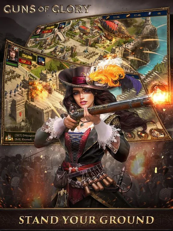 Изображение игры: Guns of Glory: MMO Empire War