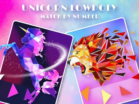 Изображение игры: Unicorn 3D Art: Puzzle Games