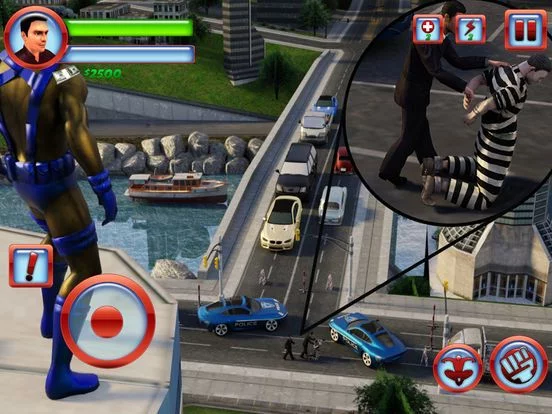 Изображение игры: Rope Hero Rescue Mission