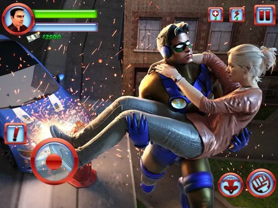 Изображение игры: Rope Hero Rescue Mission