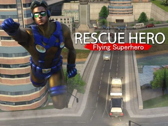 Изображение игры: Rope Hero Rescue Mission