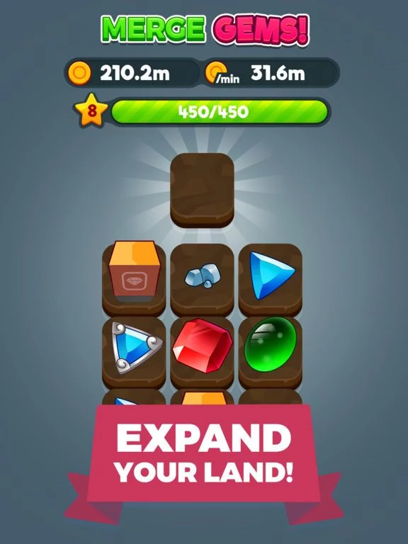 Изображение игры: Merge Gems!