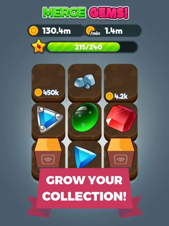 Изображение игры: Merge Gems!