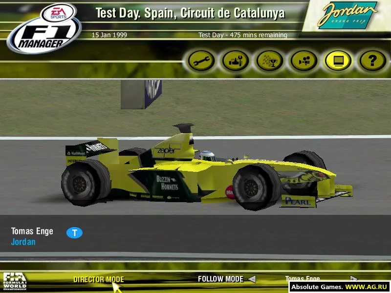 Изображение игры: F1 Manager