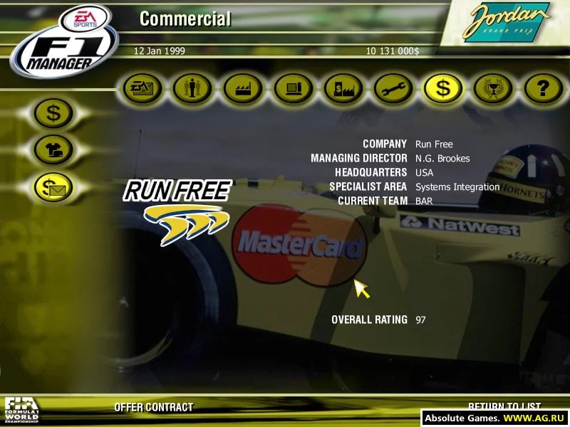 Изображение игры: F1 Manager