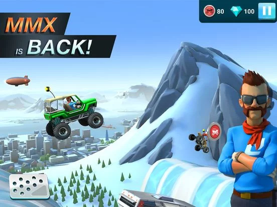 Изображение игры: MMX Hill Dash 2 - Race Offroad