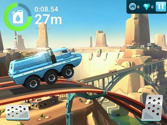 Изображение игры: MMX Hill Dash 2 - Race Offroad