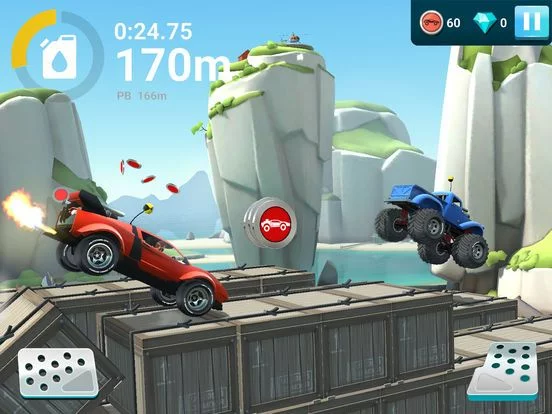 Изображение игры: MMX Hill Dash 2 - Race Offroad