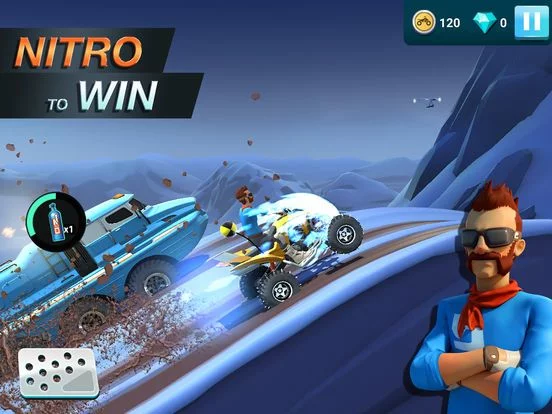 Изображение игры: MMX Hill Dash 2 - Race Offroad