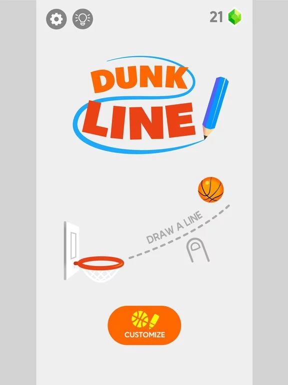 Изображение игры: Dunk Line