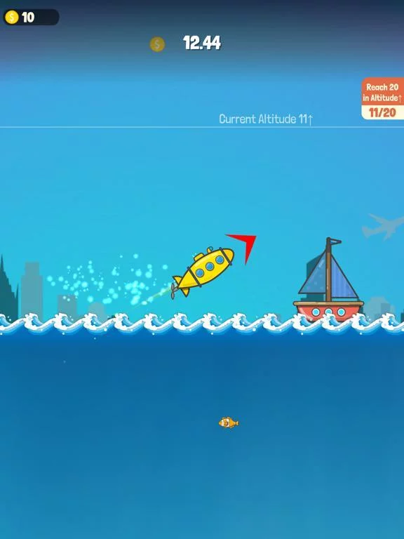 Изображение игры: Submarine Jump!