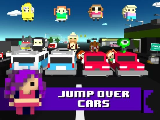 Изображение игры: Chicken Jump - Crazy Traffic