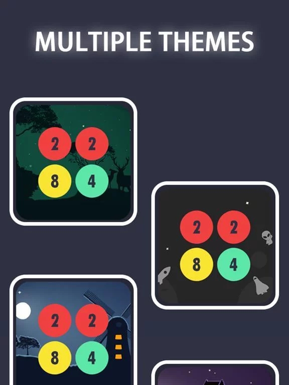 Изображение игры: 2 for 2 Dots Connect 2048