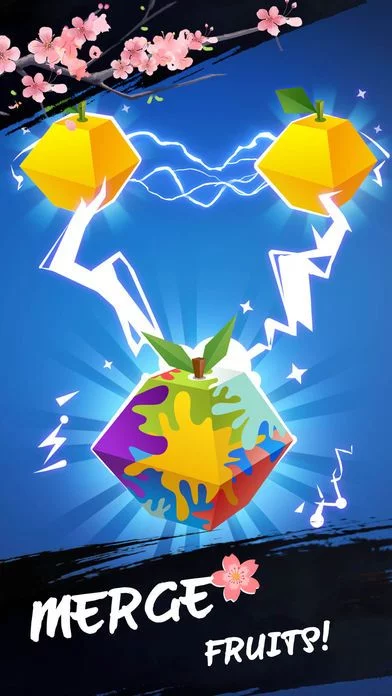 Изображение игры: Merge Fruit Ninja