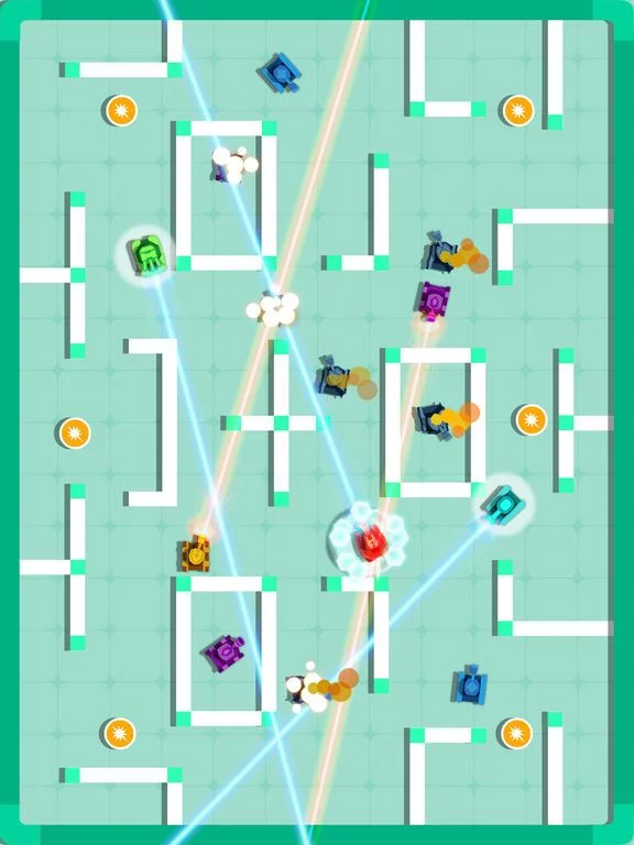 Изображение игры: Tanks Fire Up-pocket wars hero