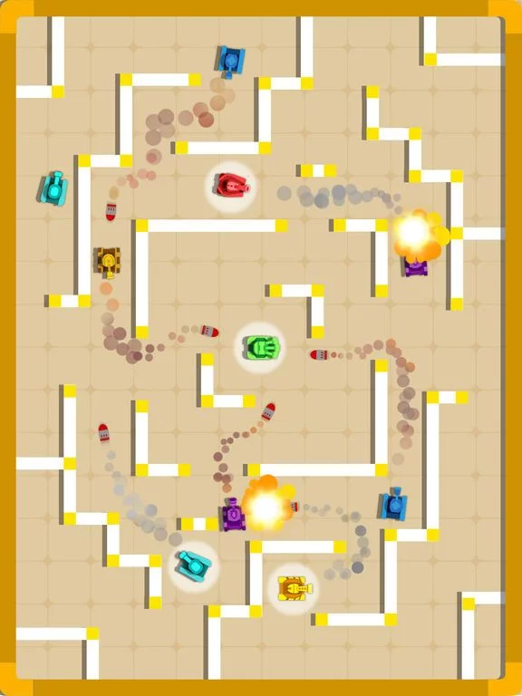 Изображение игры: Tanks Fire Up-pocket wars hero