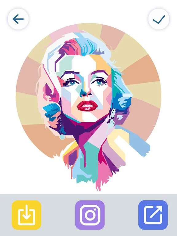 Изображение игры: Color by Number: Poly Jigsaw