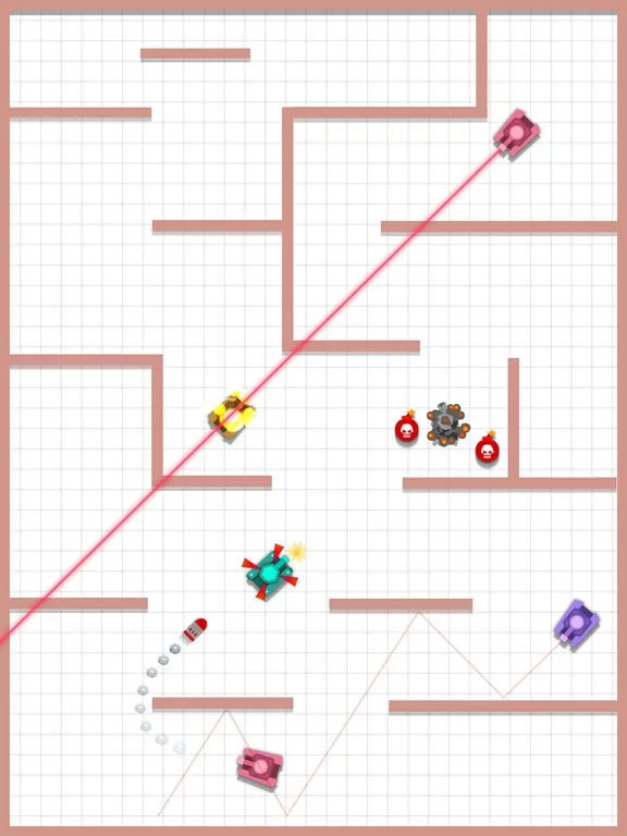 Изображение игры: Pocket Hero-Wars of Mini Tanks