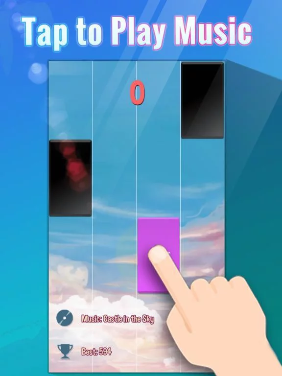 Изображение игры: Magic Piano Tiles: Anime Music