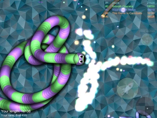 Изображение игры: wormy.io: snake game
